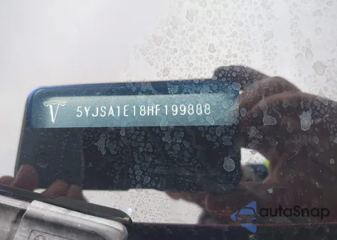 2017 Tesla Model S 60/75 from USA, damaged, VIN 5YJSA1E18HF199888